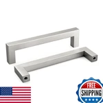 Homdiy 25 Pack 5IN Brushed Nickel Cabinet Pulls Square Door Handles Modern Dress. Fixed Price $95.39.