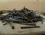 1.5" Old Iron Square Nails 1800S 100CNT. Fixed Price $19.95.