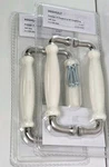 Ikea Hishult White Porcelain Farmhouse Kitchen Handles 5 1/2" (140MM) New 2-PK. Fixed Price $14.99.