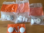 8 Pcs Amerock BP-724-30 White Porcelain 1" Mushroom Cabinet Knob Pulls New. Fixed Price $15.00.
