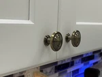 10 Pack Cabinet Door Knobs Solid Polished Brass Pulls Round 31MM Button 43G. Fixed Price $27.70.