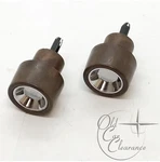 1961-1962 Lincoln Continental Radio Knob Pair, Wood Grain (C1VF18817A(07)). Fixed Price $39.00.