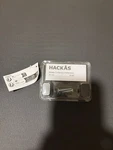 Ikea Hackas 9/16" Handle Knob Cabinets Drawer Pull, Anthracite 803.397.90. Fixed Price $20.00.