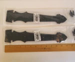 Acorn Tip Dummy Strap Door/gate Decor Black Cast-iron 12 Heavy Duty Rustic. Fixed Price $17.99.