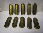 10 Amerock 747-1 Cabinet Knob Pull Backplate Burnished Brass RD1977 3-1/4". Fixed Price $29.99.