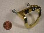 Hafele #104.92.805 Drawer Pull, Zinc Die-cast, Gold-colored, M4 Thread. Fixed Price $5.95.