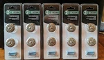 Qty 5 - 2 Pack Liberty 1/4" Fan Design Round Knob Satin Nickel New.. Fixed Price $9.95.