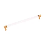 Hickory P3711CABGB Midway Pull 12IN Crysacrylic Brushed Golden Brass. Fixed Price $10.80.