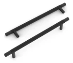 New Amerdeco Pack Matte Black Knurled Cabinet Pulls 10" Hole Center IH0006. Fixed Price $39.98.