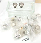 BP4923184 Richelieu Lot Of 17 Mushroom Knobs 1- 1/14" Matte Nickel For Cabinets. Fixed Price $28.99.