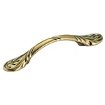 Amerock True Elegance Oak Leaf 3" Ctr. Cabinet Pull Burnished Brass BP1351O77. Fixed Price $12.17.
