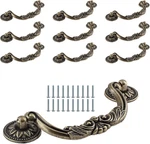 10PC Drop Drawer Handles 5 Inch Hole Centers 6.2 Bronze Cabinet Pulls. Fixed Price $44.99.