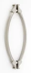 Alno G1476-8-SN Fiore 8" Back To Glass Door Pull Satin Nickel. Fixed Price $191.96.