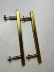 2 Liberty 5 (center To Center) Champagne Bronze Square Bar Cabinet Pulls 8 Ava. Fixed Price $14.95.