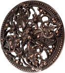 Qty: 3 Carpe Diem Juliane Grace Oil Rub Bronze Large Knob With Florets 141-22. Fixed Price $49.95.
