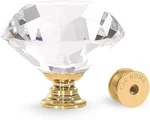 10 Pcs Diamond Crystal Glass Pull Handle Cabinet Knobs Cupboard Drawers. Fixed Price $7.99.