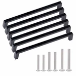 4INCH Black Cabinet Handles Door Solid Drawer Knobs Highend Hard. Fixed Price $30.86.
