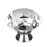 Crystal Glass Door Drawer Knobs Cabinet Wardrobe Pull Handle 40MM Clear. Fixed Price $12.72.