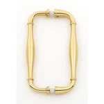 Alno G726-6-PB/NL Charlie's 6" Back To Glass Door Pull Unlacquered Brass. Fixed Price $127.96.