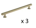 *3* Amerock Everett 10-1/16 In. Golden Champagne Cabinet Bar Pull (BP37109BBZ). Fixed Price $42.99.