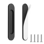Morobor Self-stick Oval Sliding Door Pulls, 2PCS Matte Black Aluminum Alloy F.... Fixed Price $24.52.