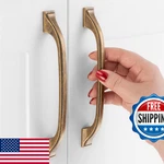 Askano 10 Pack 5" Antique Brass Cabinet Pulls Handles Vintage Gold Finish. Fixed Price $45.90.