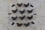 Vintage Cast Iron Bird Shape Door Knobs Cabinet Drawer Handles Pull Rustic 10 Pc. Fixed Price $45.00.