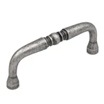 P9719-15B Old English Pewter Solid Brass 3"CC Handle Pull Keeler Carriage House. Fixed Price $7.88.