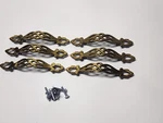 Pcs. Of Hickory Hardware P365-LP Queen Ann Drawer Pulls 3" Hole Centers. Fixed Price $26.99.