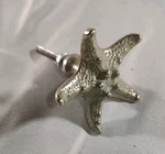 Drawer Pulls: Stainless Steel Knobs Starfish Shaped Nautical Theme 8 Piece Set. Fixed Price $11.25.