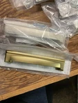 (9-PK) Amerock Cabinet Cup Pull Golden Champagne BP36763BBZ. Fixed Price $39.99.