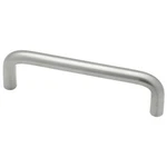 Liberty 3-1/2" Brass Wire Drawer Handle Cabinet Pull Satin Chrome Lot Of 4. Fixed Price $5.20.