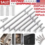 Brushed Kitchen Cabinet Pulls Stainless Steel Drawer Bar Handles 2''-16'' Lot. Fixed Price $144.94.