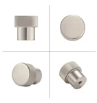 Koofizo 30-PACK Knurled Cabinet Knob Brushed Nickel Pull Handle 25MM / 1". Fixed Price $21.99.