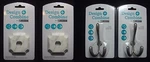 2 Liberty Design + Combine Triple Robe Satin Nickel Hook & Marble Base. Fixed Price $9.99.
