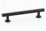 Emtek 86676US19, Freestone 5"- Centers Bar Cabinet Pull With 4 Screws Flat Black. Fixed Price $13.95.