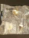 New Sealed Amerock 1-1/4" Diameter Brass Ball Drawer Pull W/back Plate BP-8300-3. Fixed Price $9.99.