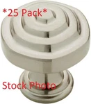 25 Pack- Liberty Parson 1-1/8" Satin Nickel Cabinet Knob- P27929C-SN-C. Fixed Price $34.99.