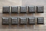 Vintage Victorian Cast Iron Knobs Cabinet Drawer Door Handle Pull Rustic 10 Pcs. Fixed Price $49.28.
