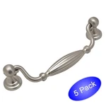 *5 Pack* Cosmas Cabinet Hardware Satin Nickel Handle Pulls #7122SN. Fixed Price $21.40.