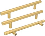 Goldenwarm 35 Pack Cabinet Handles Brushed Brass Pulls Drawer Kitchen. Fixed Price $28.00.