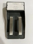 Threshold Drawer Pull Set Satin Nickel Finish 2 Count Box New Hardware Included. Fixed Price $10.00.