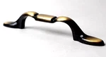 Ultra Hardware 59565 3" Center Zink Spoon Foot Pull Handle Antique Brass. Fixed Price $18.99.