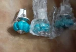 Darice Decorative Ceramic Blue Knob Lot Of 3 Nwt. Fixed Price $18.95.