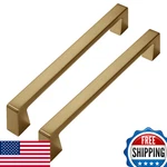 Khtumeware 6 Pack Brushed Brass Cabinet Pulls 8" Gold Kitchen Handles. Fixed Price $66.38.