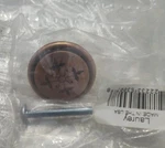 Laurey 53007 1/4" Diameter Mushroom Knobs Finish : Antique Copper Lot Of 8. Fixed Price $19.99.