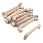 Risbay Wooden Drawer Pulls Beech Handles 5.04", Unfinished Color. Fixed Price $23.99.