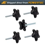 Powertec QNB3010 5-STAR Stud Knob, 1/4"-20, 2" Long, Pk. Fixed Price $11.99.