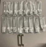Schaub & Company Menlo Park Collection Cabinet Pulls - Satin Nickel Lot Of 16. Fixed Price $360.00.