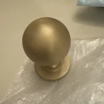 Signature Hardware 1" Rodino Solid Brass Round Cabinet Knob - Stain. Fixed Price $6.99.